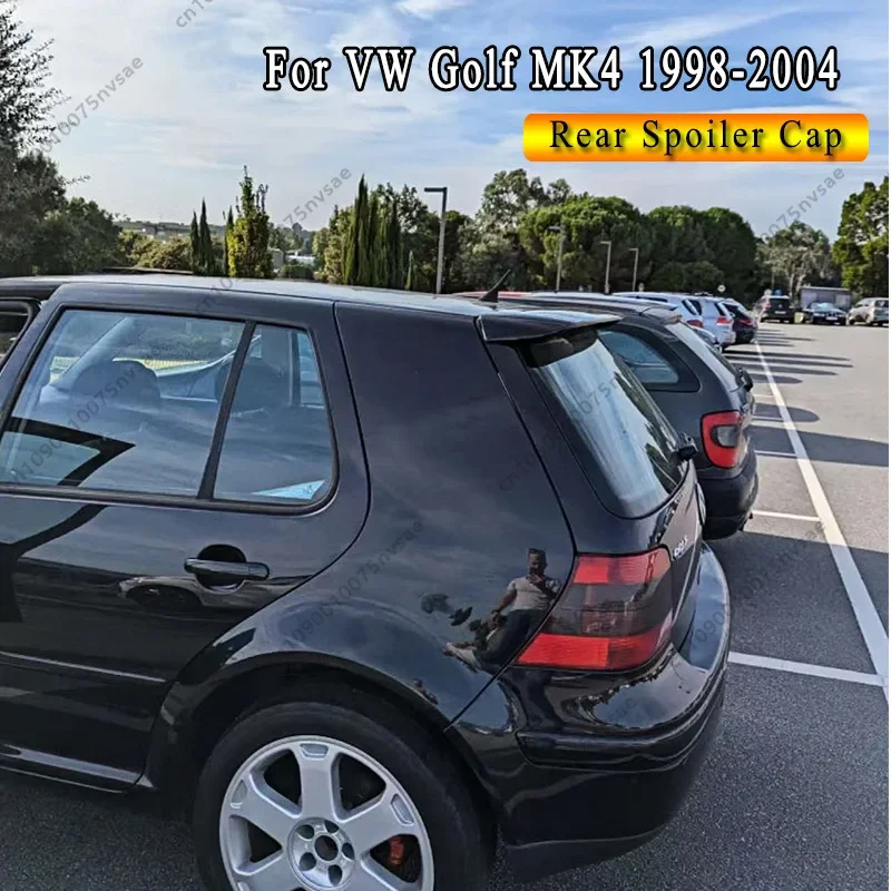 

Для Volkswagen VW GOLF 4, спойлер на крышу 1998-2004 GOLF Mk4, глянцевый черный задний багажник, спойлер на крышу, крышка заднего спойлера