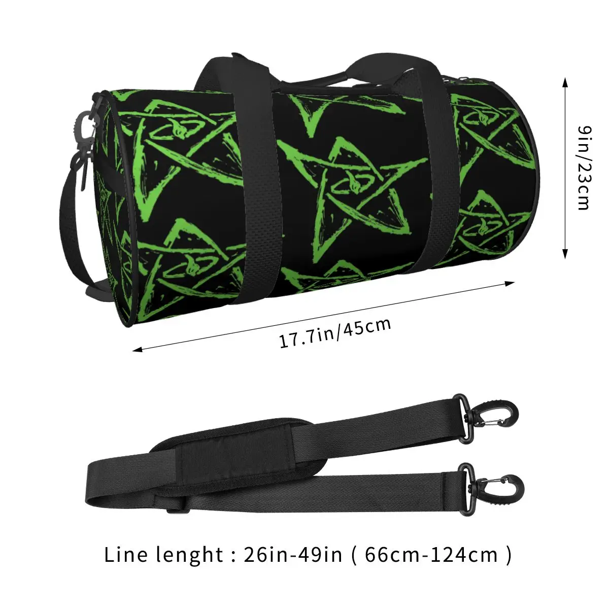 Cthulhu Monster Fantasy Ar حقيبة رياضية كبيرة واق من المطر متعددة الوظائف حقائب سفر واق من المطر حقائب اللياقة البدنية #2