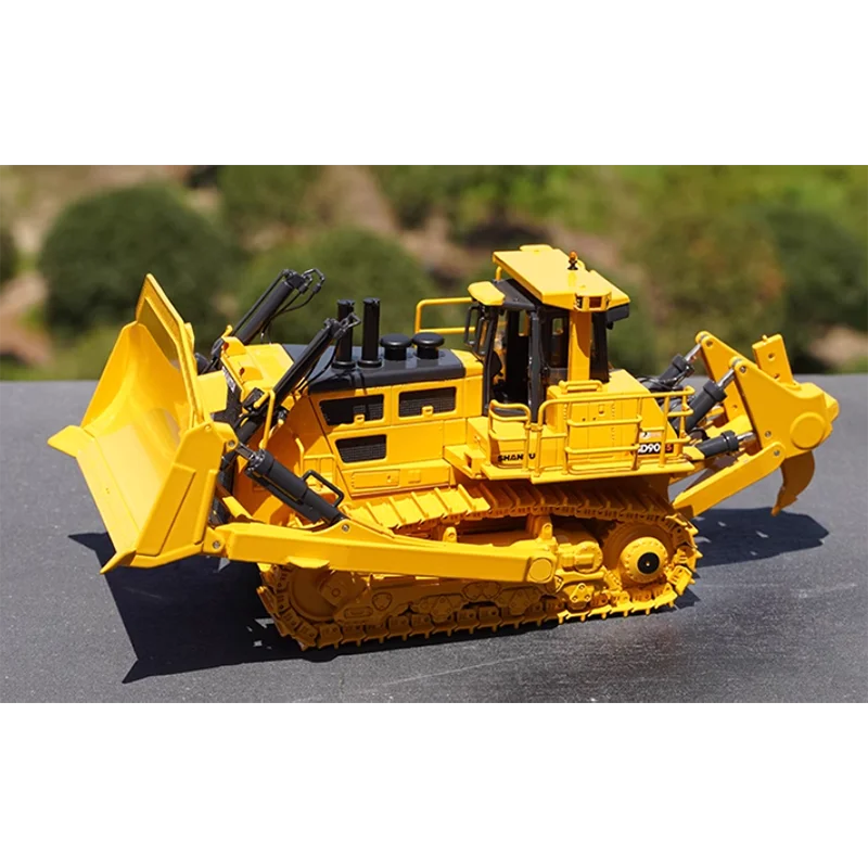 Diecast 1:43 Scale Shantui SD90-C5 Bulldozer Shantui Large Bulldozer Mechanical Engineering Vehicle Alloy Model Gift Toys