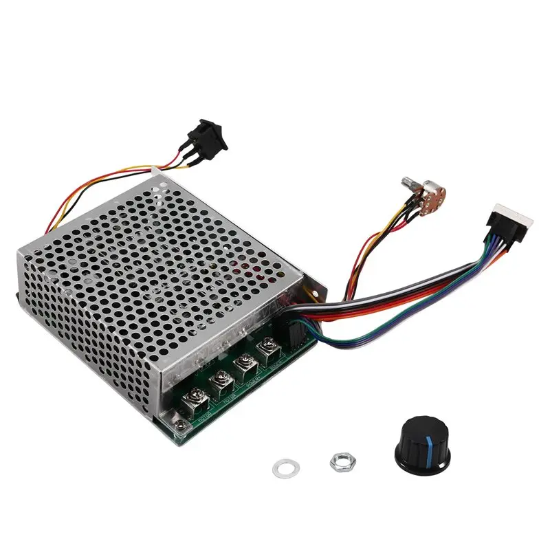 ABUI-DC10-55V 60A DC Motor Speed Controller 12V 24V 36V 48V Electronic Speed Governor Switch With Forward Reverse Control