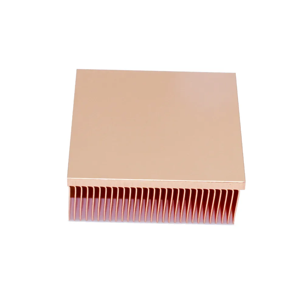 60x60x20mm Copper Heatsink Skiving Fin Heat Sink Radiator Cooling for Electronic Chip LED Heat Dissipation