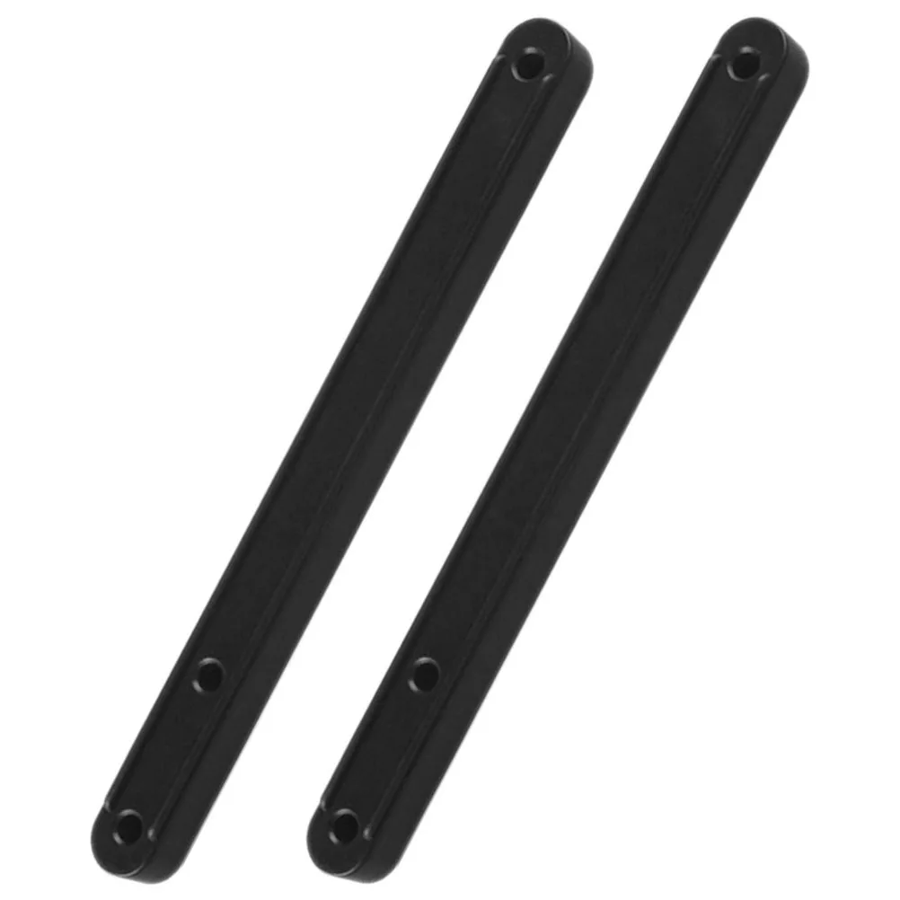 

2pcs Heavy Duty Drawer Slides Black Pulley Track Cabinet Bedside Table Mount Smooth Gliding Durable Precision Multi-Functional
