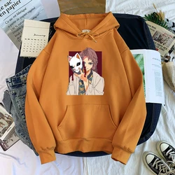 Anime Demon Slayer Sabito Cartoons Hoody Mens Hip Hop Loose Fleece Hoody Fashion Pocket Street Clothes Casual Pullover Men