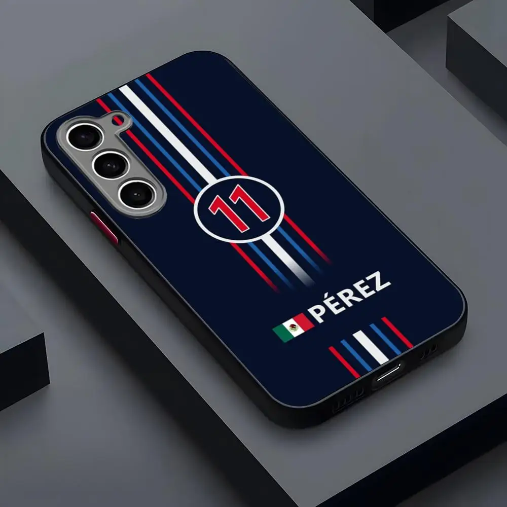 حافظة هاتف سيرجيو بيريز 11 شفافة غير لامعة لهاتف سامسونج S25Plus S21fe S22 FE S23 Ultra S24 Plus S25 غطاء خلفي فاخر #3