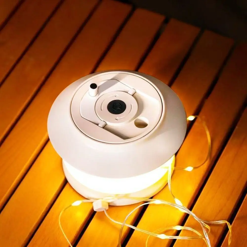 Waterproof Camping String Light Portable Retractable Tape Lamp Outdoor Atmosphere Lighting For Tent Hiking Night Illumination