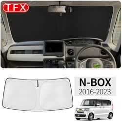 For Honda N BOX N-BOX NBOX 2016-2023 Car Nano-Insulat Windshield Sunshade Front Window Sun Shade Visor Auto Interior Accessories