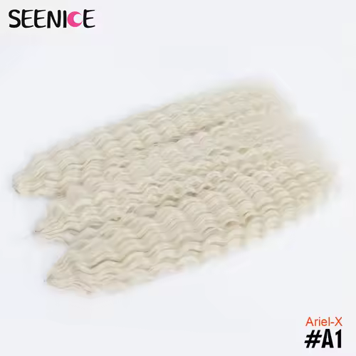 Ariel Curl Hair Water Wave Twist Crochet Hair Synthetic Crochet Braids Ombre Blonde Afro Curls Deep Wave Braiding Hair Extension - Image 20