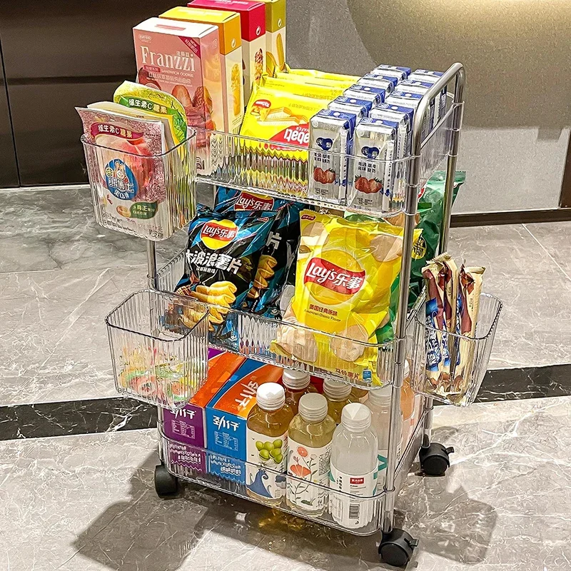 Hand Serving Trolley Cart Storage Coffee Mobile Grocery Cart Multifunctionele Trolley Tea Meble Kuchenne Furniture Kitchen