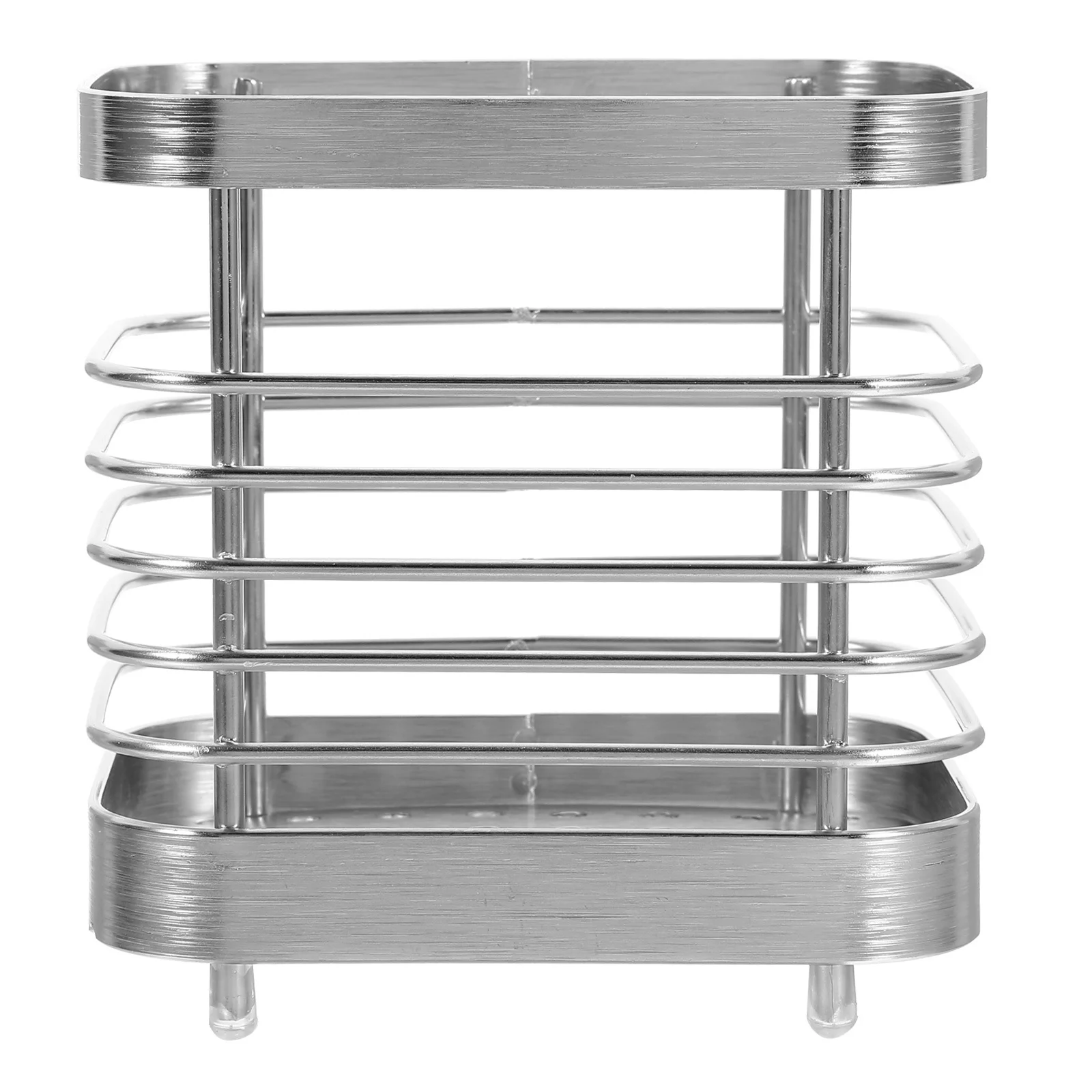 

Kitchen Utensil Holder 304 Stainless Steel Cutlery Organizer Stand For Countertop Utensil Storage Chopstick Draining
