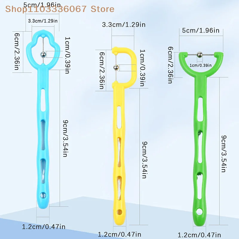 【H】3/4PCS Kids Tongue Tip Lateralization Elevation Tool Tongue Tip Exercise Oral Muscle Training Autism Speech Therapy Talk Tool