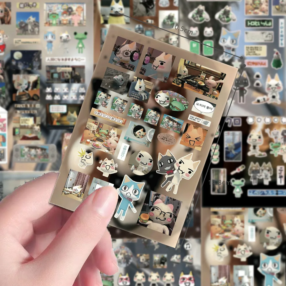 8 Stück Cartoon Doro Katze Niedliche Aufkleber Inoue Toro Sticker für Gepäck, Koffer, Skateboard, Handy, Tagebuch, Graffiti-Aufkleber Geschenk Spielzeug – Detail 9