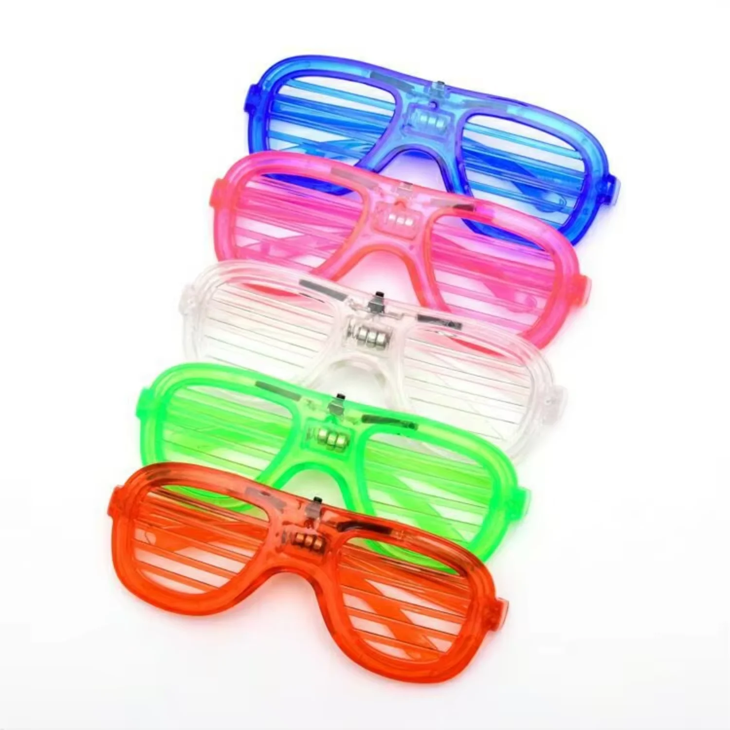 

Toy Decorations Glow Plastic LED Light Glasses for Christmas Birthday