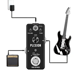 Guitar Plexion Pedal Analog Distortion Plexion Effect Pedals Sound Like Marshall Jcm800