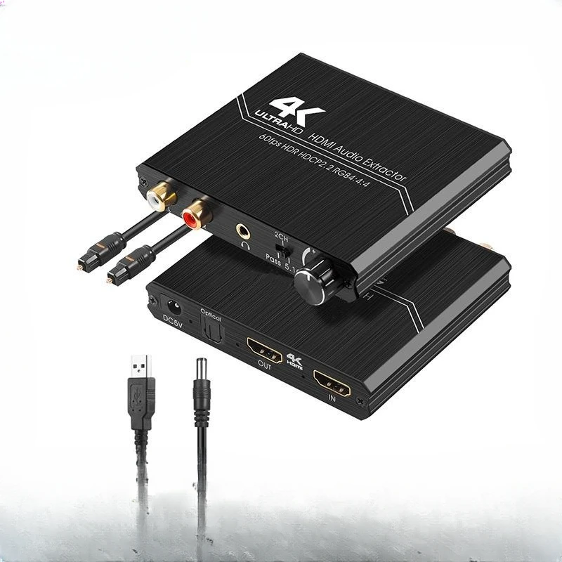 

HDMI audio splitter converter decoder volume adjustment audio extractor