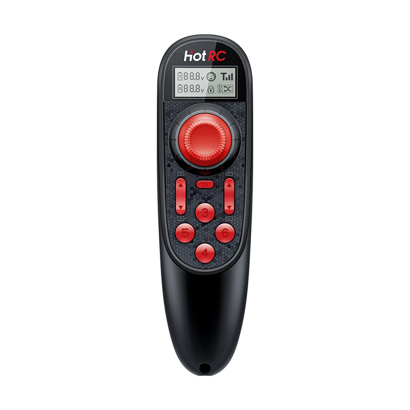 HOTRC DS-600 6CH 2.4GHz Radio System Transmitter Remote Controller with DS 600 PWM 6 Channel Receiver for RC Boat