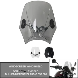 Visera doble para parabrisas, accesorio para Royal Enfield Bullet/Meteor/Classic 350 500 Interceptor 650 Continental GT 535
