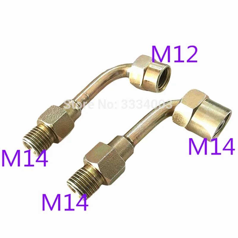 Diesel Common Rail Injector Pump Test Repair Tube Pipe Conversion Changing Diameter Joint M14-14/12