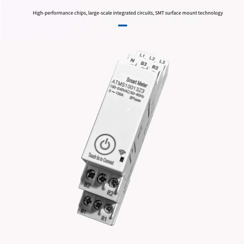 

Умный трехфазный счетчик энергии Zigbee с точным трансформатором тока и удаленным доступом для измерения мощности и энергии
