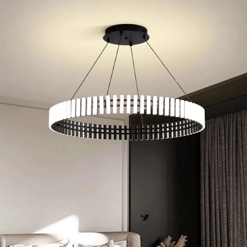 Postmodern Pendant Lamp Nordic Straw Hat Suspension Hanging Light For Dining Room Bedroom Home Decor Pendant Light