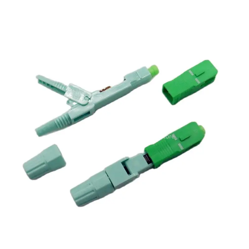 NEW Fast Connector Color sc apc sc upc  fiber optic single-mode Cold Connector optical fiber connector Ftth tool  Free Shipping