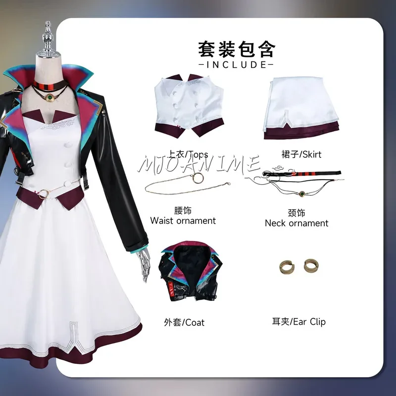 В наличии Collab Series: Game LOL Arcane S2 Powder Jinx Косплей AU Вечернее танцевальное платье Костюм на Хэллоуин