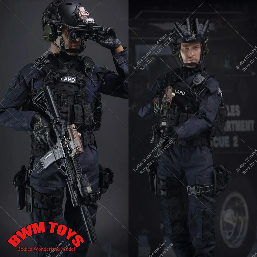 

In Stock mini times M024 1/6 Scale Collectible Super Movable The Joints SWAT Police Male Solider Action Figure Model Toys