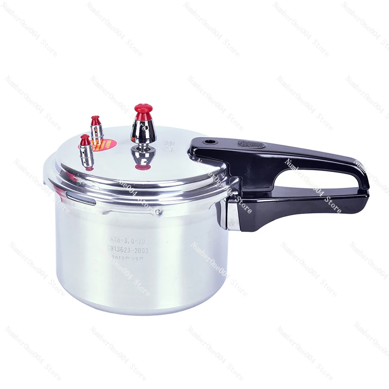 

3L 18cm Aluminum Alloy Pressure Cooker Rice Beans Meat Soup Steaming Cooking