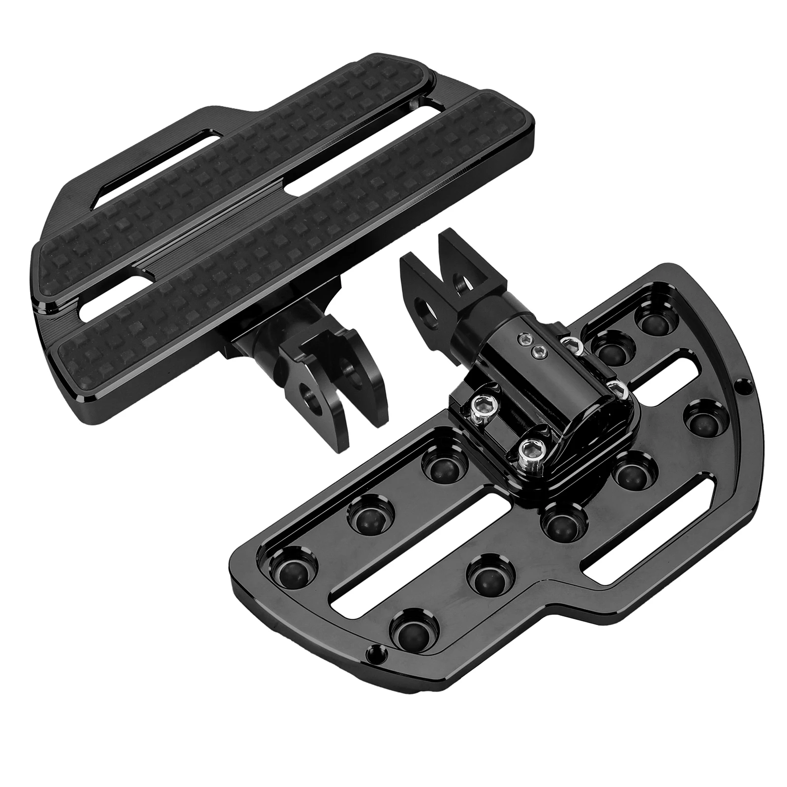 1 Pair Front Rider Floorboards For Kawasaki Vulcan S EN650 2015-On Wide Footpegs Footboard Motorcycle Pedal Accessories