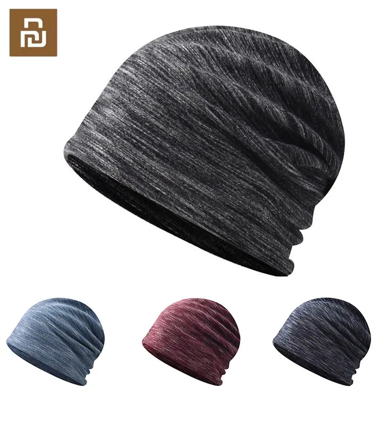 New Youpin Autumn Pullover Knitted Hats for Men Bonnets Fashion Skullies Beanies Outdoor Casual Soft Hat Dad Cap Fitness Scarf