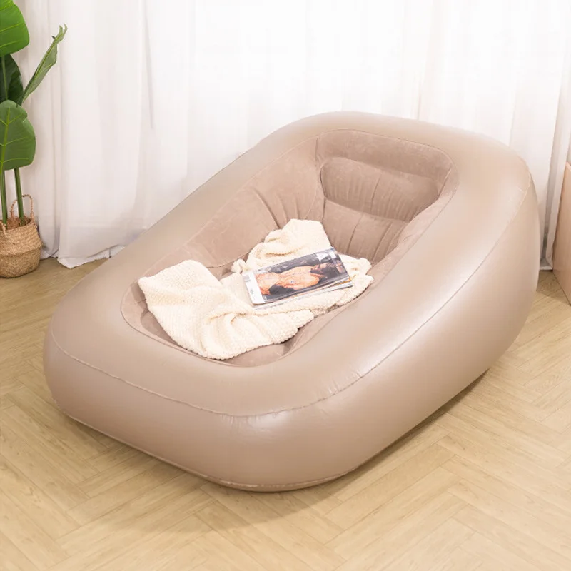 

Automatic inflatable sofa reclining and sleeping lazy electric air recliner adult outdoor portable music festival air bed