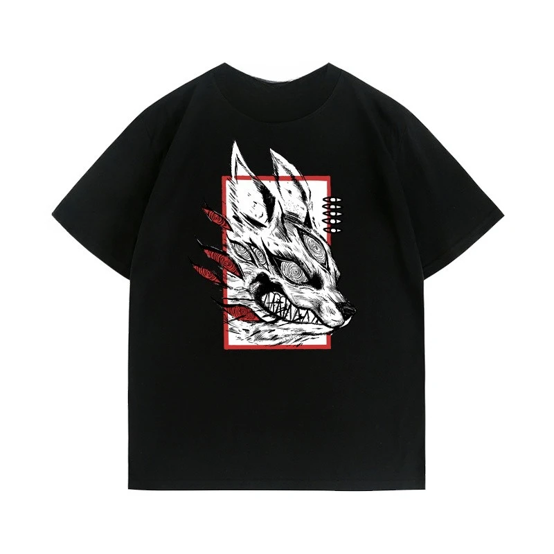 2025 Summer Chainsaw Man stampato manica corta Top Reign Demon Hunter Anime Binary T-shirt traspirante da donna da uomo