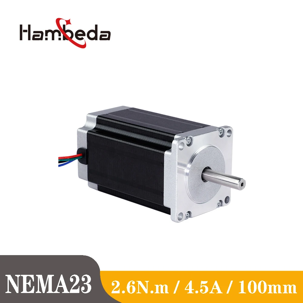 100mm High Torque Stepper Motor 57 Motor NEMA23 Stepping Motor 4.5A 2.6n.M 2 Phase for Milling Machine 3D Printer