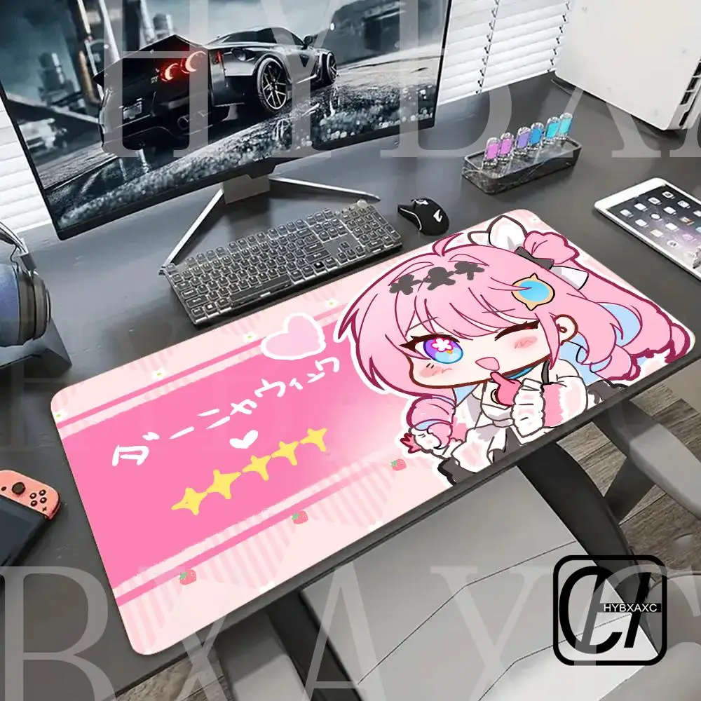 HYBXAXC Gaming Mousepad Denia Wuthering Waves Kawaii Anime Girl Esports Keyboard Mouse Pad Accessories HD Printing XXL Desk Mat