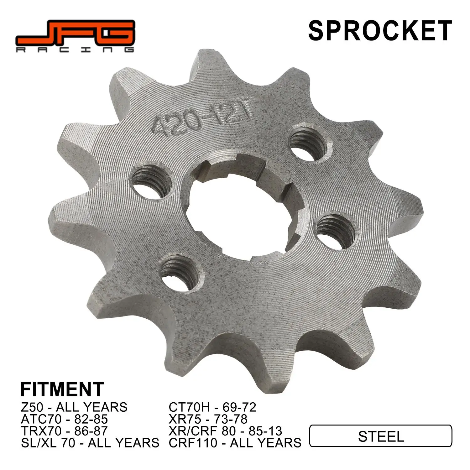 Motorcycles Accessories Front Chain Sprocket For Honda CT70H CT 70H ATC70 XR75 TRX70 XR CRF Z50 SL XL 70 CRF110 Moto Dirt Bike