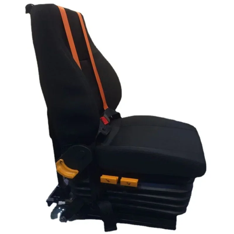 Self-inflating pump air suspension shock absorber seat retractable four-point safety belt chair heavy truck modification
