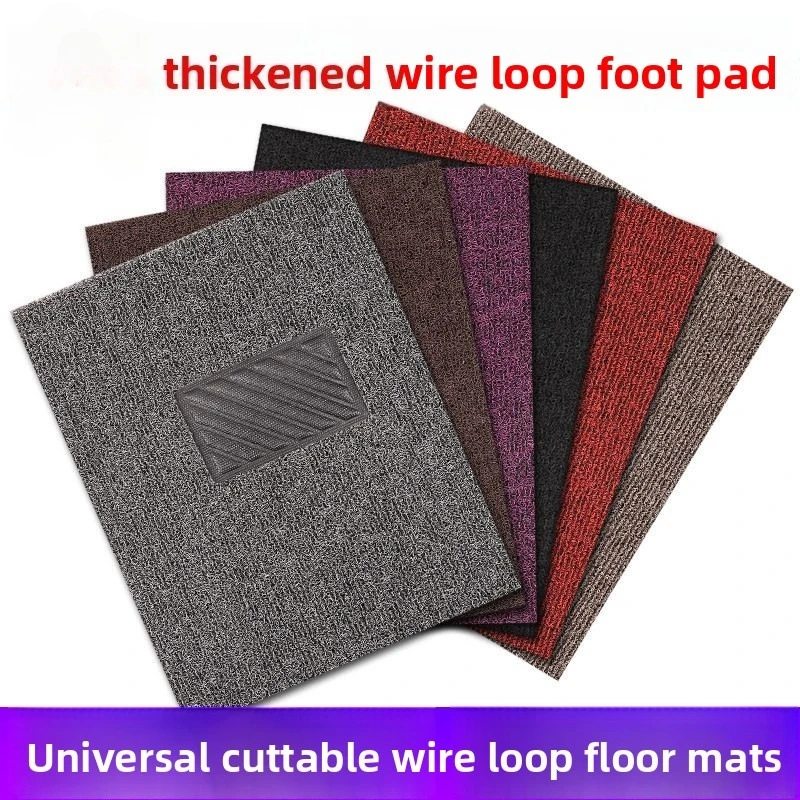 

Thickened Easy Clean Car Mats Single Front Driver Passenger Seat Rear Floor Mat Free Cutting
