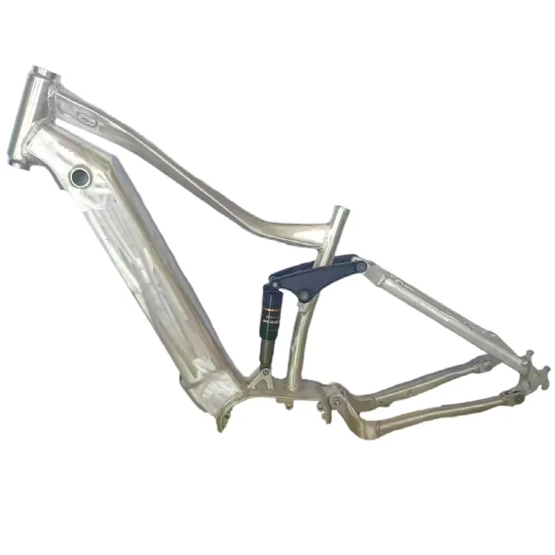 Four-Bar Central Soft-Tail Frame for Bafang Motor CNC Machined DIY Wholesale Frame