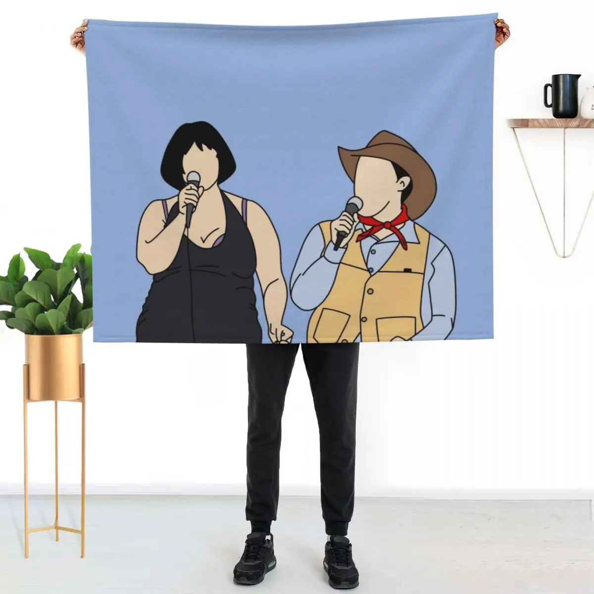 Bryn & Ness Throw Blanket Cozy Microfiber Throw Blanket for Home Bedroom