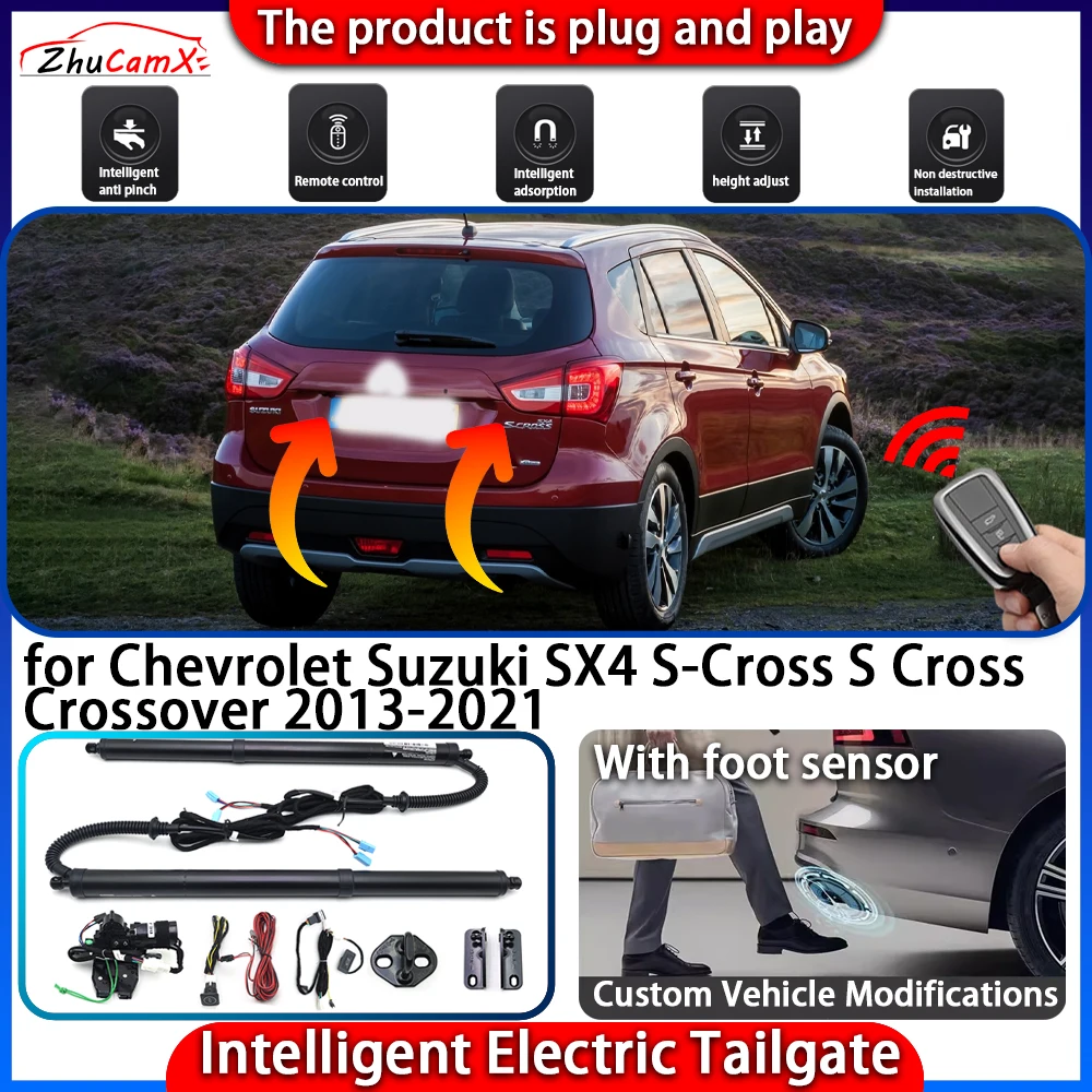 Smart Powered Tailgate System for Chevrolet Suzuki SX4 S-Cross S Cross Crossover 2013-2021 Automatic Intelligent Control Kit