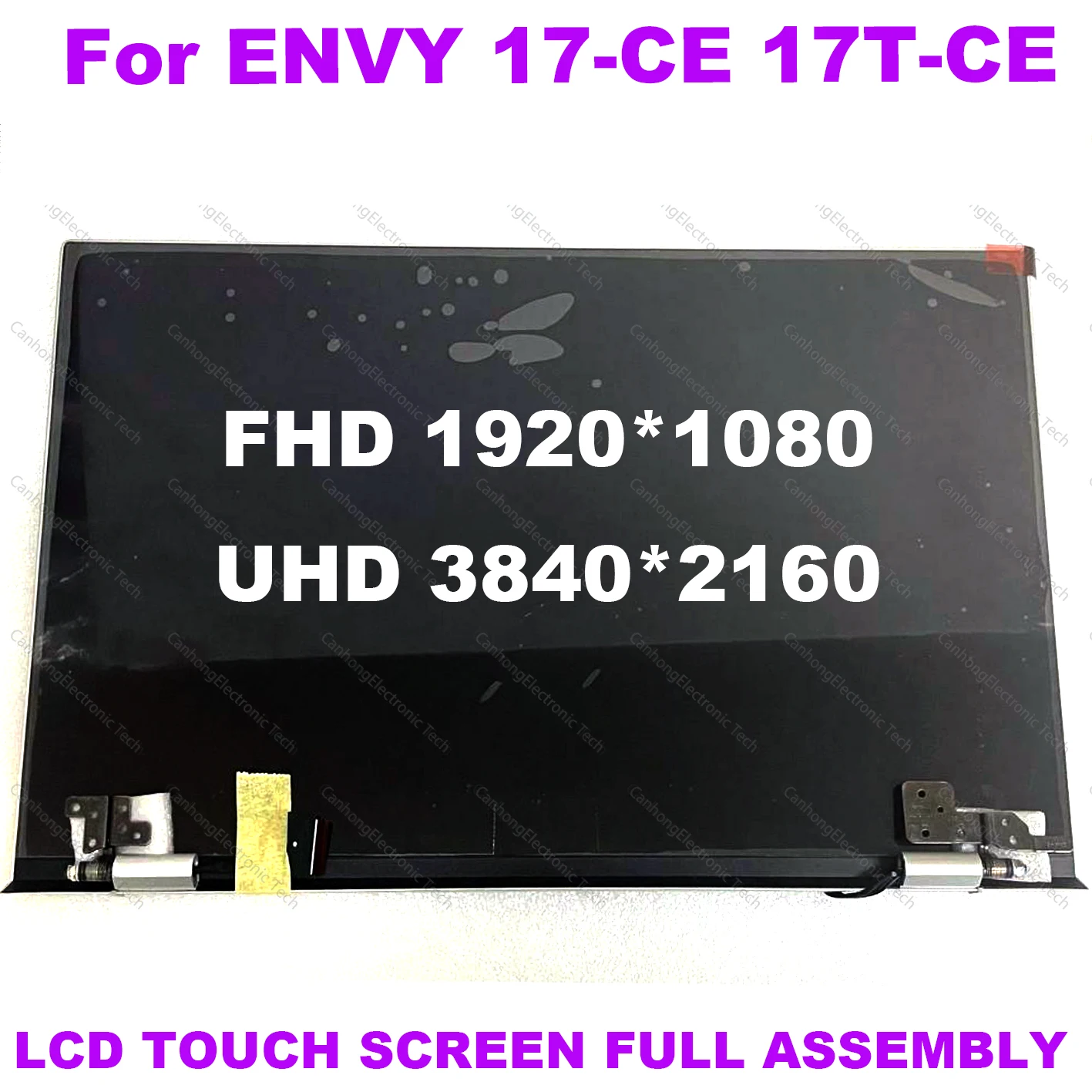 17.3'' FHD 1080p For Hp Envy 17-ce 17-ce0002ng 17-ce0005ur LCD Touch Screen Laptop Replacement Full Assembly Display L52653-001