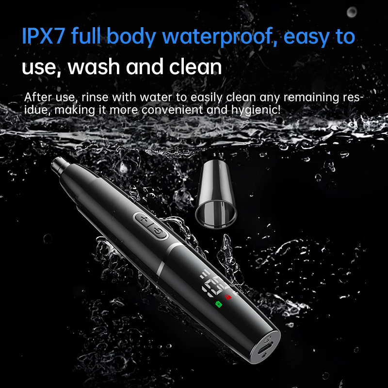 الأصلي الكل في 1 قابلة للشحن الأنف الأذن الشعر المتقلب للرجال أدوات للعناية الشخصية الكهربائية الحاجب أداة تهذيب اللحية الأنف والأذنين المتقلب