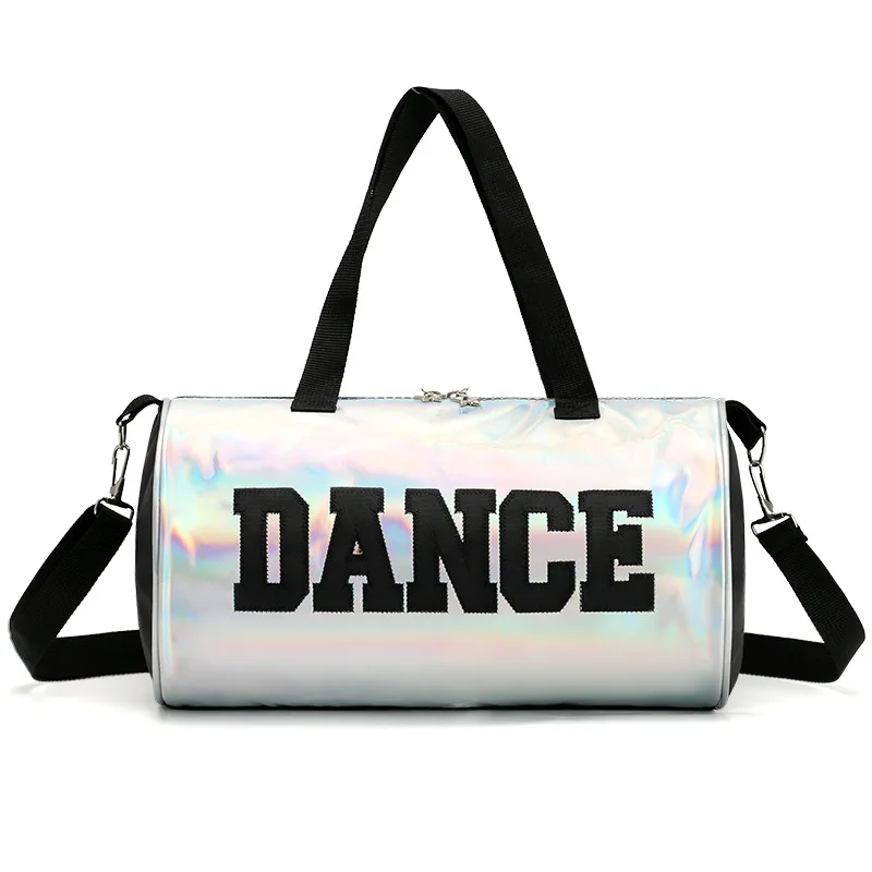 Children Dance Bag Ballet Ethnic Latin Laser Women Shoulder Bags Pink Handbag Cartoon Dance Bags for Girl Class Bags