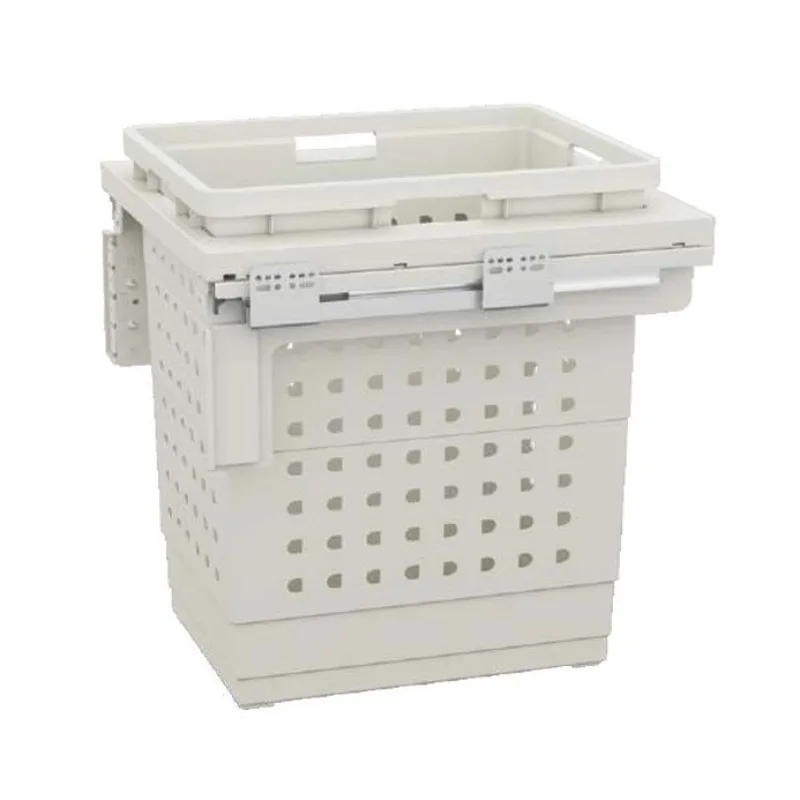 Washing machine cabinet embedded laundry basket bathroom cabinet storage family bathroom clothes storage