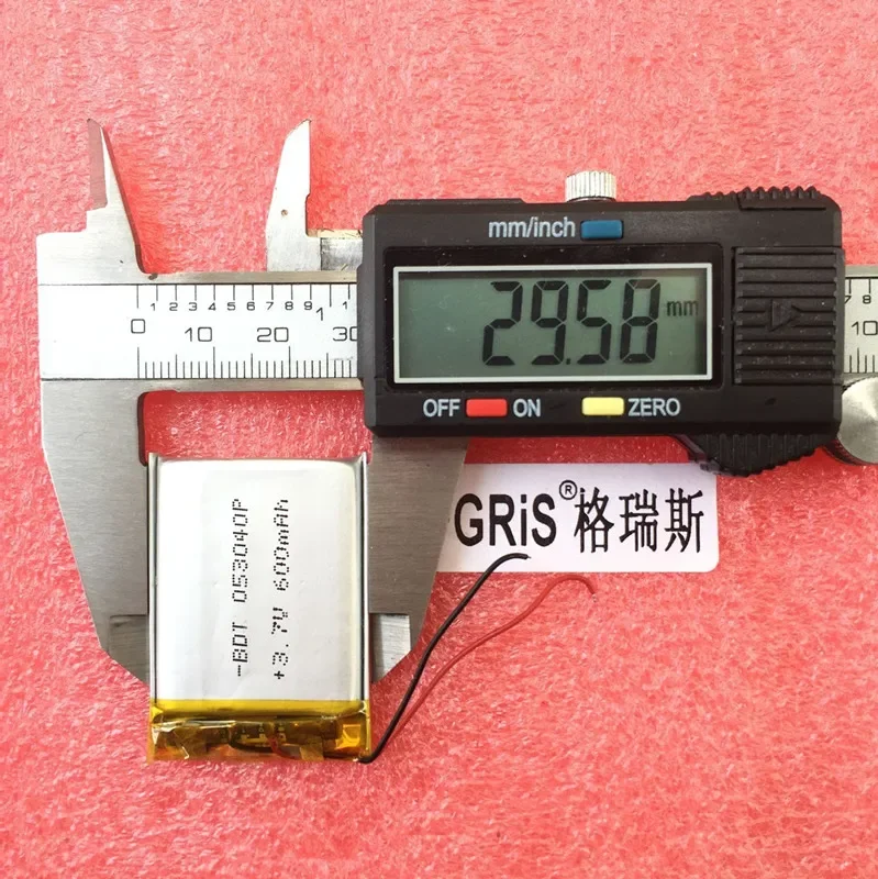 الملاحة سمّاعات بلوتوث مشغل بطاقة MP3 بطارية آلة فاتنة دو 503040   مسجل خلية ليثيوم أيون قابلة للشحن