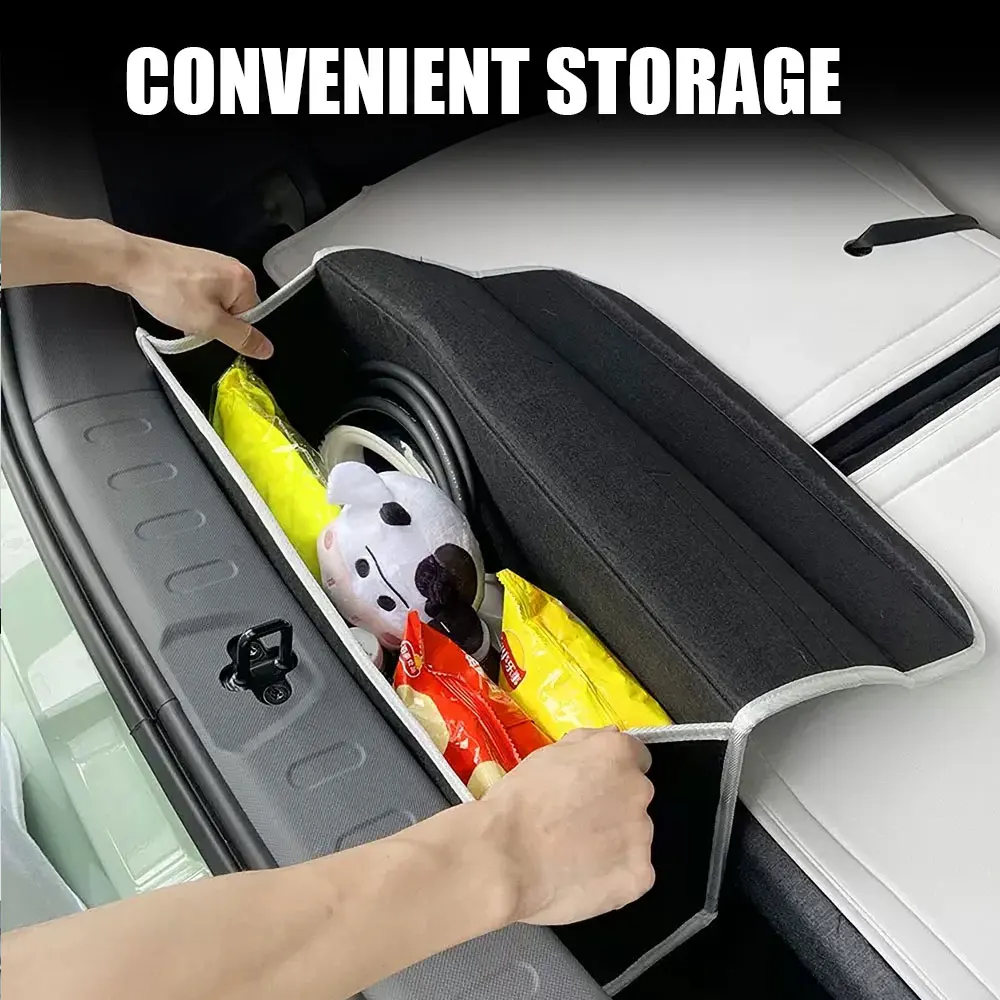 Car Trunk Stowing Tidying Large Capacity Storage Box Organizer Bag Auto Accessories For Seat Cupra FR Ibiza Toledo Tarraco Ateca