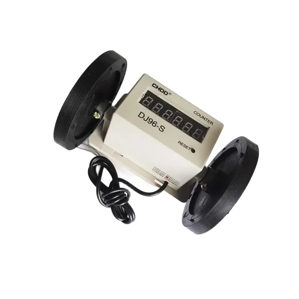 

DJ96-S Electronic Digital Meter AC220V Wheel Rolling Meter Counter Accuracy Cm Length Measurement