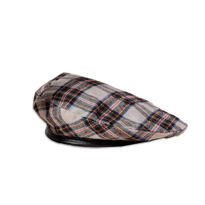 Women\'s Summer Plaid Beret Hat Fashion Ladies Outdoor Travel Painter Hat Vintage Daily Beret Hat כובעים לנשים Casquette Chapeau