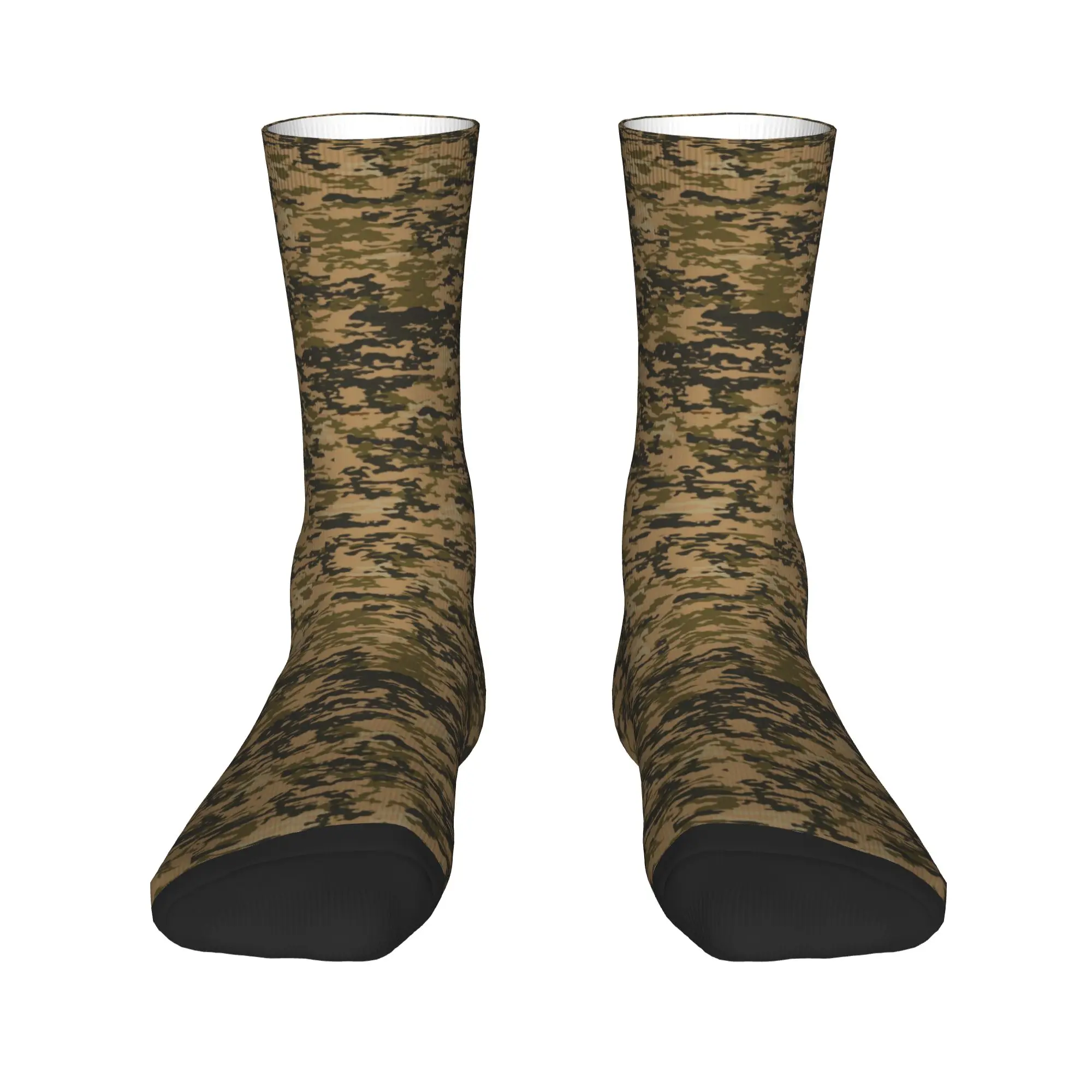 

Kawaii Mens Military Style Camouflage Camo Dress Socks Unisex Warm Comfortable 3D Print Crew Socks