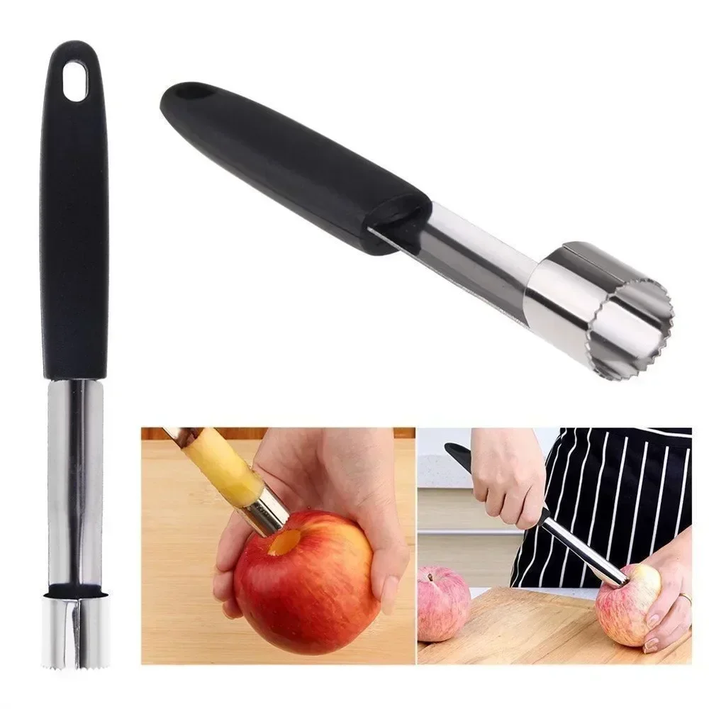 

Stainless Steel Apple Corer Pear Fruit Vegetable Tools Core Seed Remover Cutter Seeder Slicer Kitchen Gadgets Tools Kitchen Item
