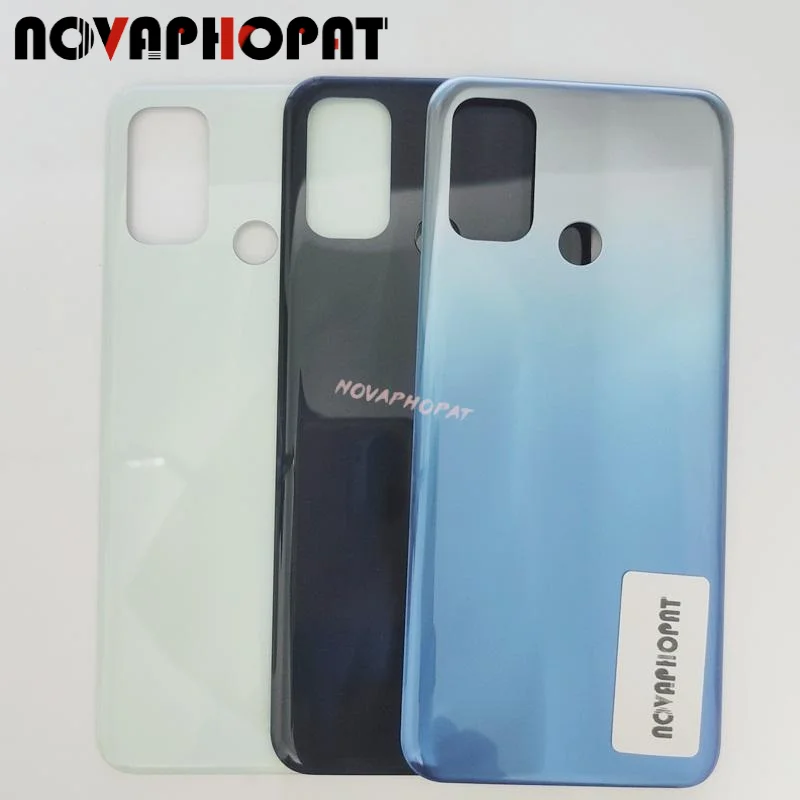 Novaphopat For OPPO A53S 2020 CPH2139 CPH2135 Battery Cover Back Rear Door Housing Case Back Cover Cases